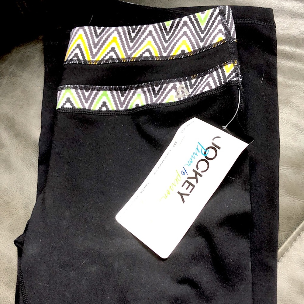 NWT Black Active/Yoga pants Jockey Size Small